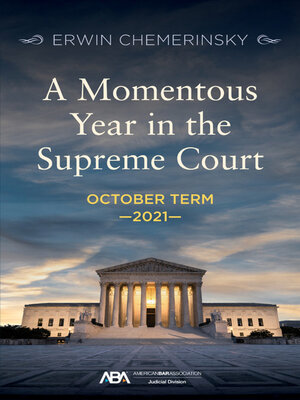 cover image of A Momentous Year in the Supreme Court